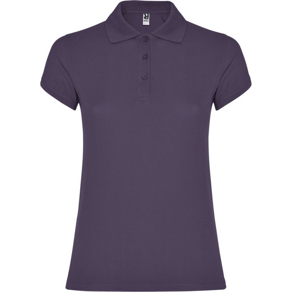 Lilac - Front - Roly Womens-Ladies Star Polo Shirt
