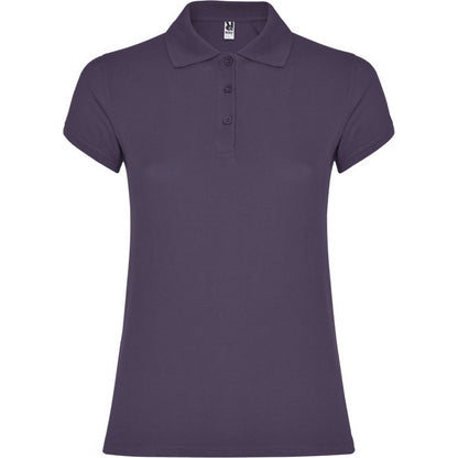 Lilac - Front - Roly Womens-Ladies Star Polo Shirt