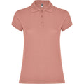 Clay Orange - Front - Roly Womens-Ladies Star Polo Shirt
