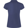 Blue Denim - Back - Roly Womens-Ladies Star Polo Shirt
