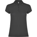 Dark Lead - Front - Roly Womens-Ladies Star Polo Shirt