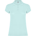 Mint - Front - Roly Womens-Ladies Star Polo Shirt
