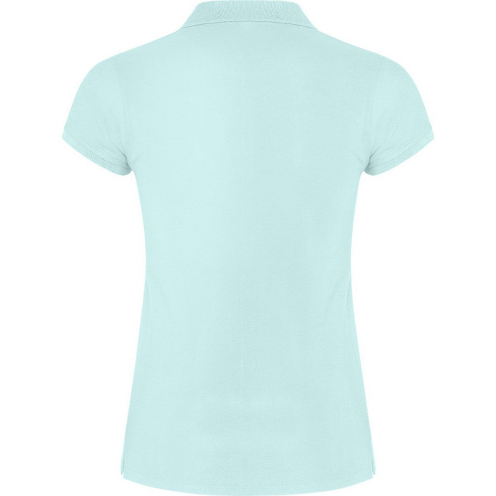Mint - Back - Roly Womens-Ladies Star Polo Shirt