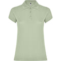 Mist Green - Front - Roly Womens-Ladies Star Polo Shirt