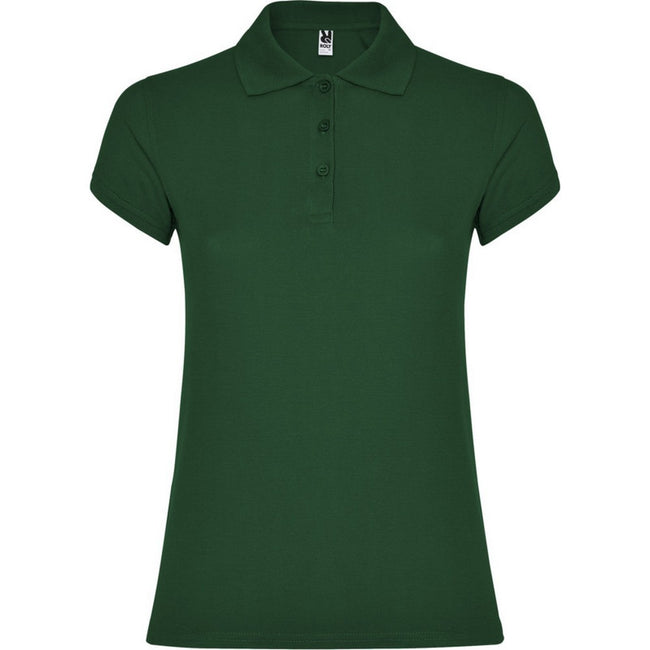 Bottle Green - Front - Roly Womens-Ladies Star Polo Shirt
