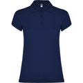 Navy Blue - Front - Roly Womens-Ladies Star Polo Shirt