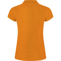Orange - Back - Roly Womens-Ladies Star Polo Shirt
