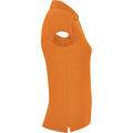 Orange - Side - Roly Womens-Ladies Star Polo Shirt
