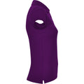 Purple - Side - Roly Womens-Ladies Star Polo Shirt