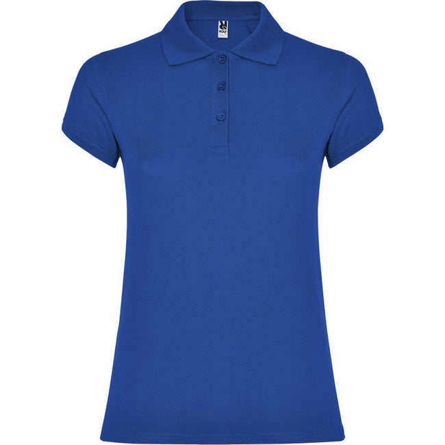 Royal Blue - Front - Roly Womens-Ladies Star Polo Shirt