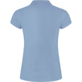 Sky Blue - Back - Roly Womens-Ladies Star Polo Shirt