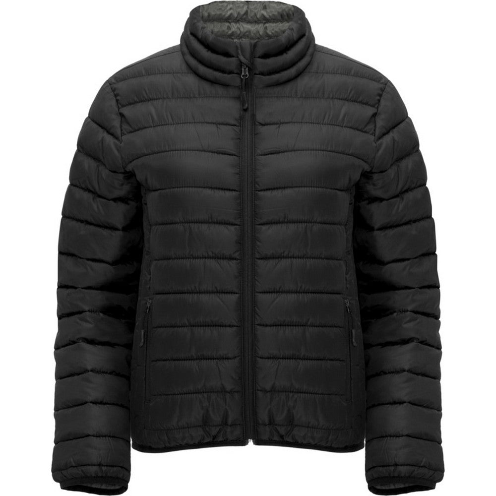 Solid Black - Front - Roly Womens-Ladies Finland Insulated Jacket