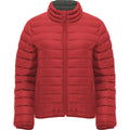 Red - Front - Roly Womens-Ladies Finland Insulated Jacket