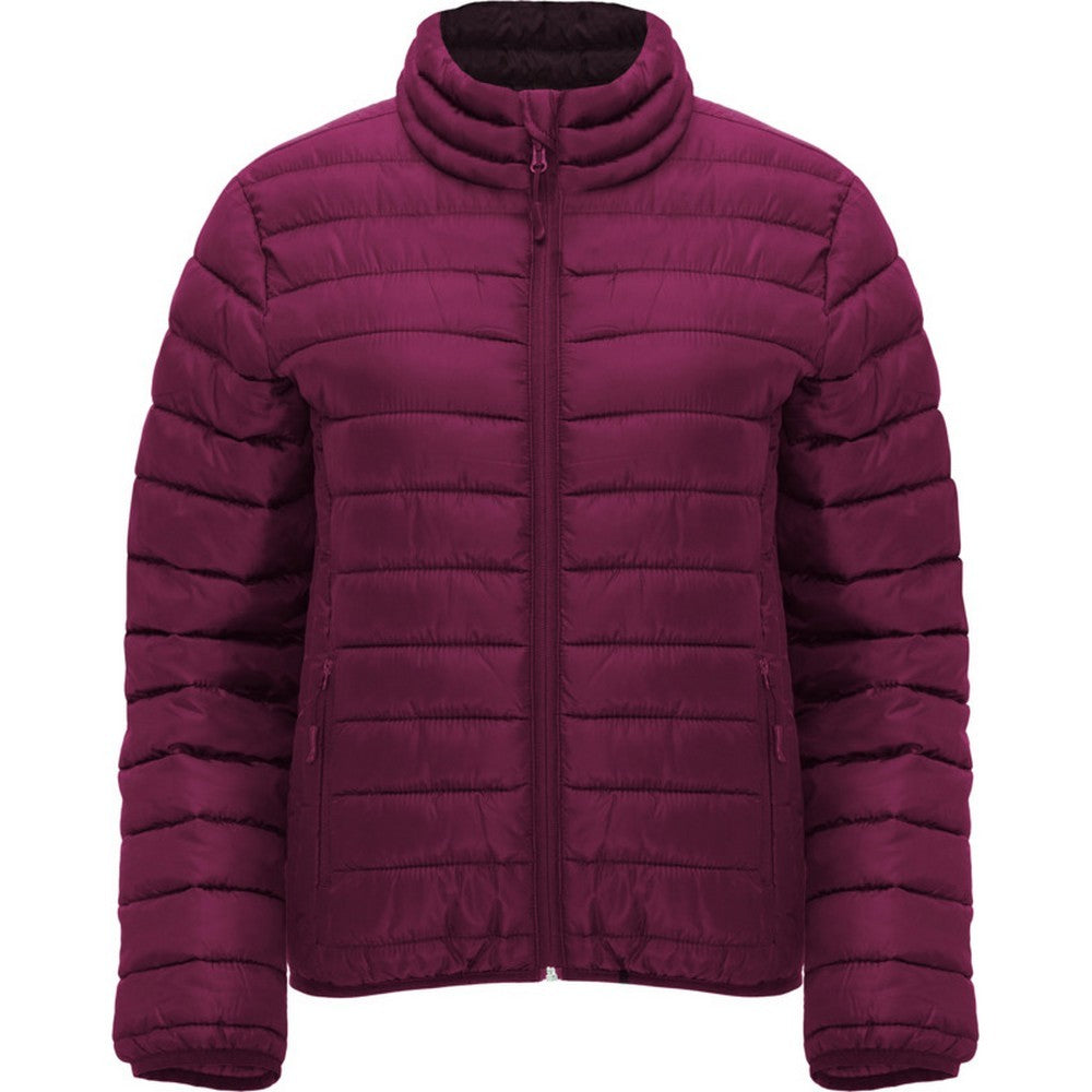 Plum Red - Front - Roly Womens-Ladies Finland Insulated Jacket