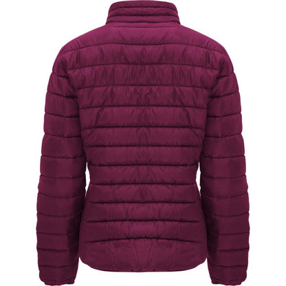 Plum Red - Back - Roly Womens-Ladies Finland Insulated Jacket