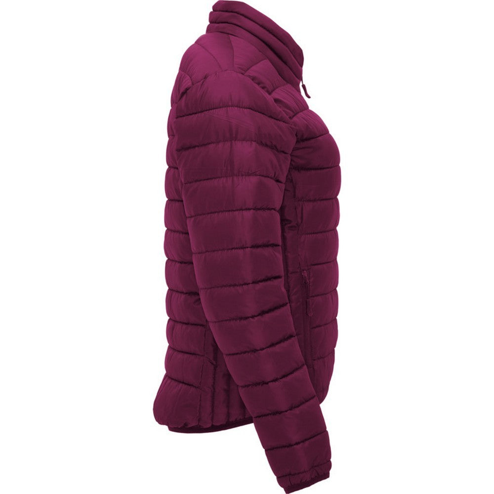 Plum Red - Side - Roly Womens-Ladies Finland Insulated Jacket
