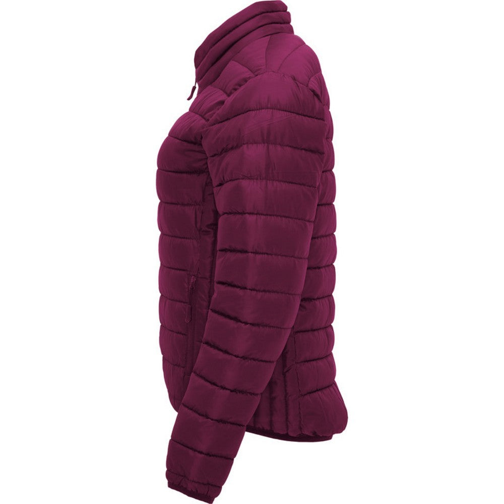 Plum Red - Lifestyle - Roly Womens-Ladies Finland Insulated Jacket