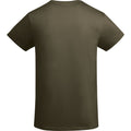 Military Green - Back - Roly Childrens-Kids Breda T-Shirt
