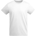 White - Front - Roly Childrens-Kids Breda T-Shirt