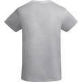 Grey Marl - Back - Roly Childrens-Kids Breda T-Shirt