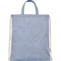 Heather Blue - Front - Pheebs Polycotton Drawstring Bag