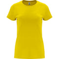 Yellow - Front - Roly Womens-Ladies Capri Short-Sleeved T-Shirt