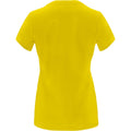Yellow - Back - Roly Womens-Ladies Capri Short-Sleeved T-Shirt
