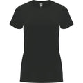 Dark Lead - Front - Roly Womens-Ladies Capri Short-Sleeved T-Shirt