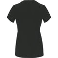 Dark Lead - Back - Roly Womens-Ladies Capri Short-Sleeved T-Shirt