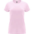 Light Pink - Front - Roly Womens-Ladies Capri Short-Sleeved T-Shirt