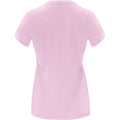 Light Pink - Back - Roly Womens-Ladies Capri Short-Sleeved T-Shirt