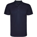 Navy Blue - Front - Roly Mens Monzha Short-Sleeved Polo Shirt