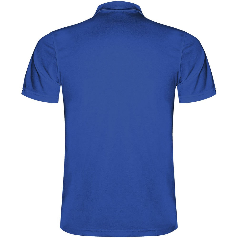 Royal Blue - Back - Roly Mens Monzha Short-Sleeved Polo Shirt