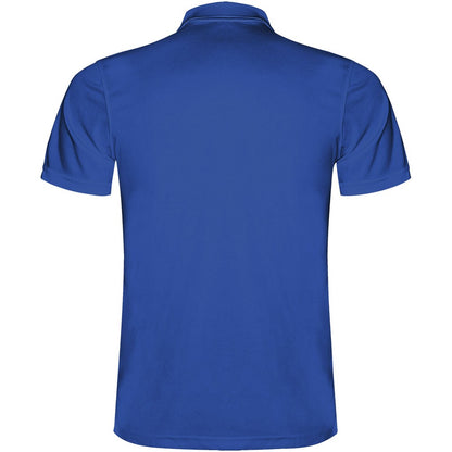 Royal Blue - Back - Roly Mens Monzha Short-Sleeved Polo Shirt
