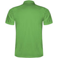 Fern Green - Back - Roly Mens Monzha Short-Sleeved Polo Shirt