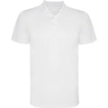 White - Front - Roly Mens Monzha Short-Sleeved Polo Shirt