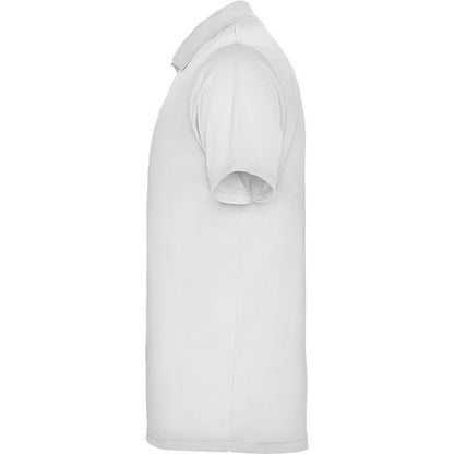 White - Side - Roly Mens Monzha Short-Sleeved Polo Shirt