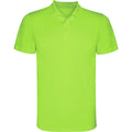 Lime - Front - Roly Mens Monzha Short-Sleeved Polo Shirt