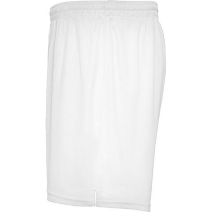 White - Side - Roly Unisex Adult Player Sports Shorts