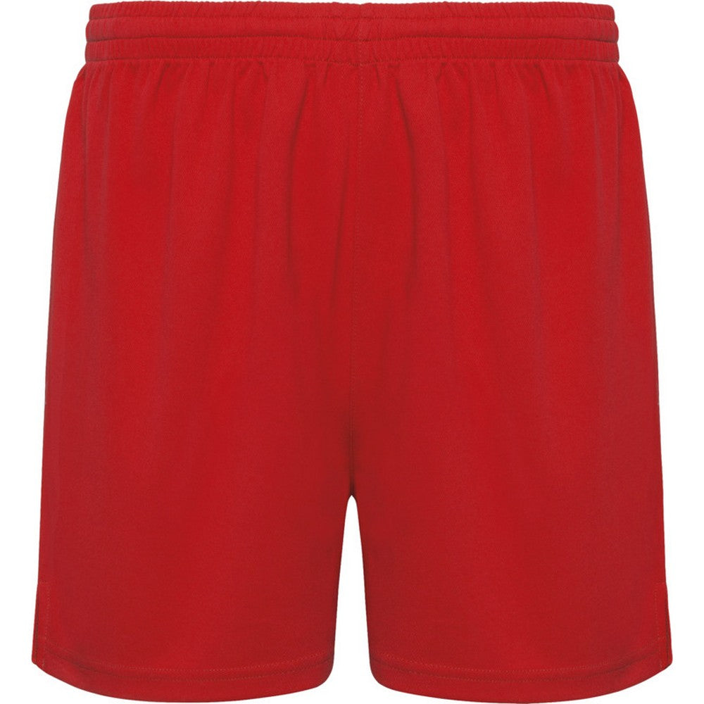 Red - Front - Roly Unisex Adult Player Sports Shorts