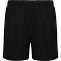 Solid Black - Front - Roly Unisex Adult Player Sports Shorts