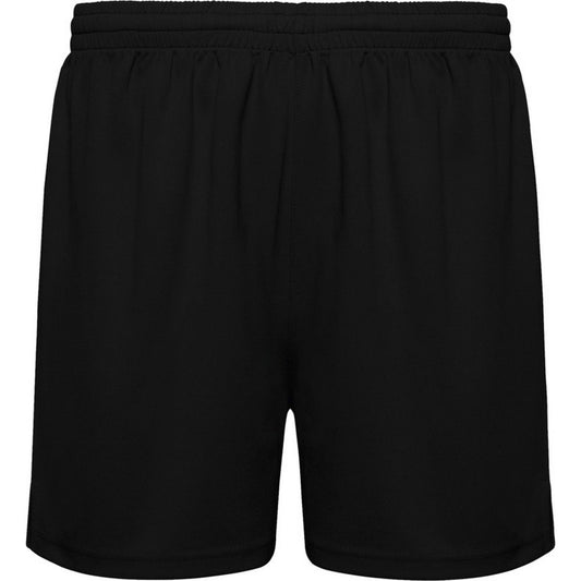 Solid Black - Front - Roly Unisex Adult Player Sports Shorts