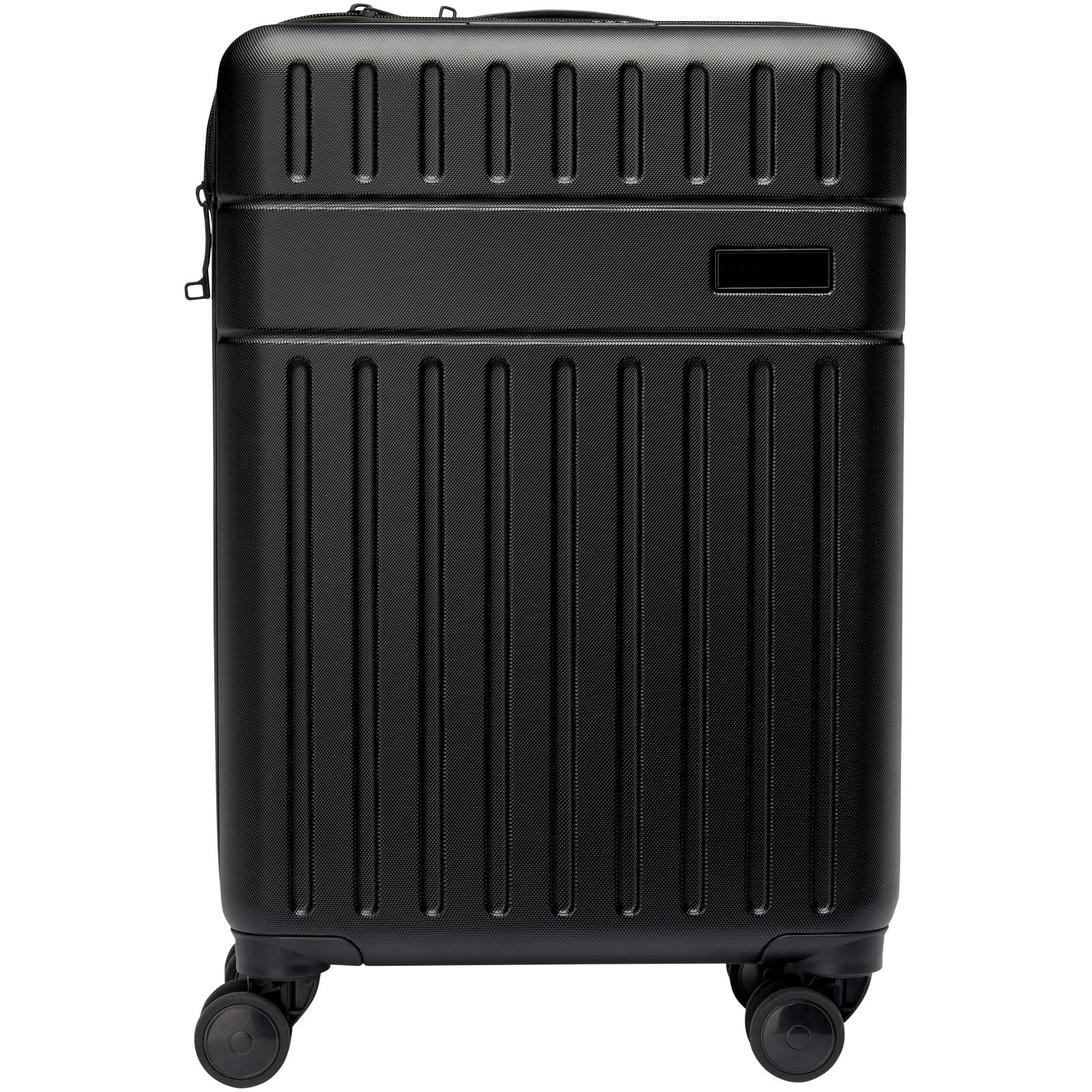 Black - Side - Rover 20 Recycled 40L 4 Wheeled Cabin Bag
