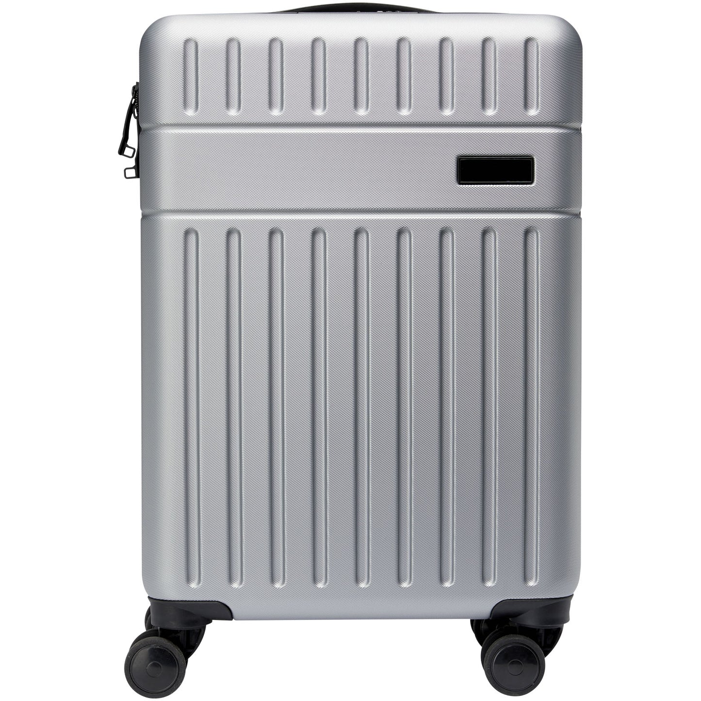 Silver - Side - Rover 20 Recycled 40L 4 Wheeled Cabin Bag
