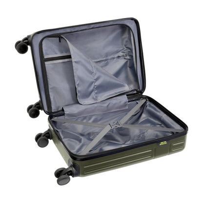 Forest Green - Back - Rover 20 Recycled 40L 4 Wheeled Cabin Bag
