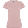 Light Pink - Front - Roly Womens-Ladies Montecarlo Short-Sleeved Sports T-Shirt