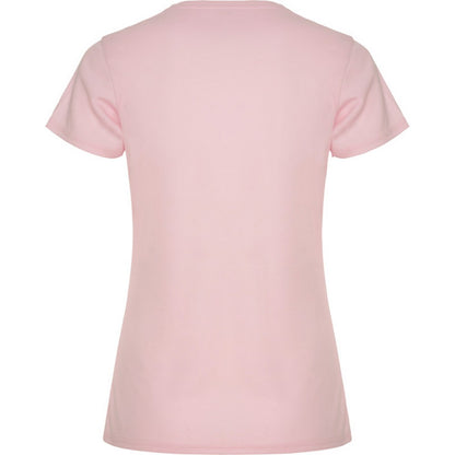 Light Pink - Back - Roly Womens-Ladies Montecarlo Short-Sleeved Sports T-Shirt