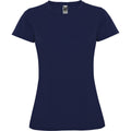 Navy Blue - Front - Roly Womens-Ladies Montecarlo Short-Sleeved Sports T-Shirt