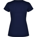 Navy Blue - Back - Roly Womens-Ladies Montecarlo Short-Sleeved Sports T-Shirt
