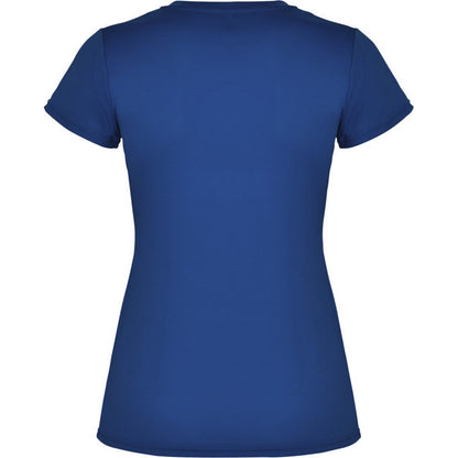 Royal Blue - Back - Roly Womens-Ladies Montecarlo Short-Sleeved Sports T-Shirt